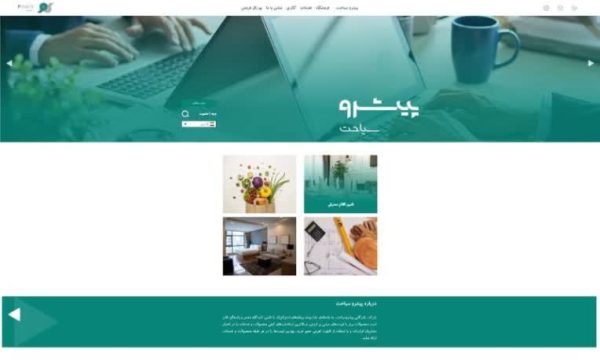 طراحی سایت - عباس فراهانی - شرکت بازرگانی پیشرو سیاحت